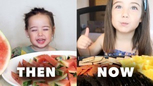 'Your favourite mukbang KIDS (THEN vs NOW)'