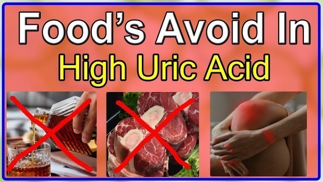 'Diet For Uric Acid | Avoid Food In High Uric Acid | Gout Diet Plane | Uric Acid Treatment'