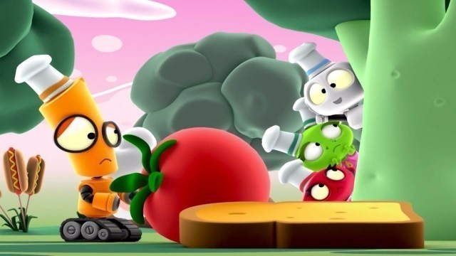 'Rob the Robot\'s Food Feast | Cartoon Animated Series'