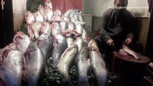 'Amazing Fish Cutting | Pakistani Street Food Fish Market | Pakistani Street Food'