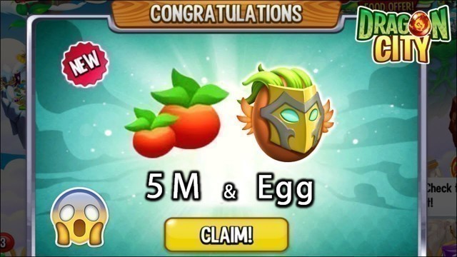 'Dragon City - Claims 5 Million Food + Root Dragon | FREE REWARDS 