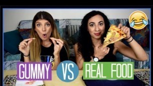 'Gummy VS Real Food || fraoules22'