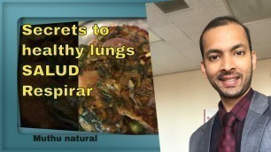 'Leson 13 : Steps towards great lungs from home food - #DrMuthuIntegrative'