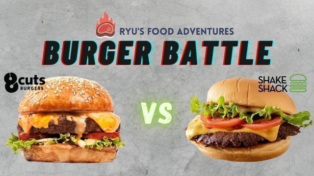 'Burger review by cute kids! RYU’S FOOD ADVENTURES: Shake Shack vs. 8cuts Burgers'