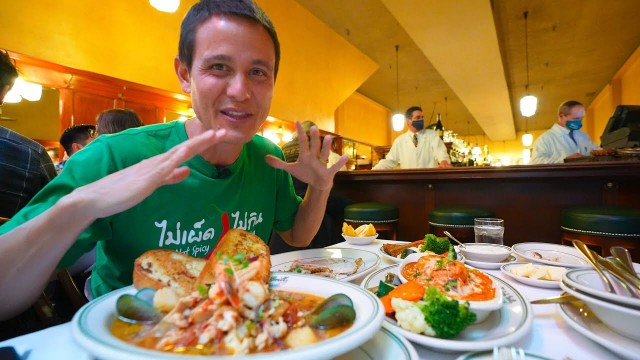 'Oldest Restaurant in California!! SAN FRANCISCO FOOD TOUR + Huge Seafood Bowl!!'