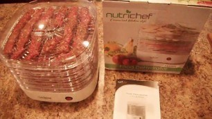 'NutriChef PKFD06 Electric Countertop Food Dehydrator Review, FANTASTIC WAY TO PRESERVE AND DRY FOODS'