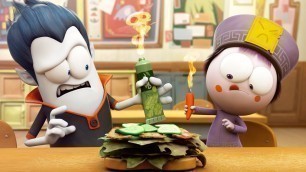 'Funny Animated Cartoon | Spookiz World Record Hottest Sandwich Ever 스푸키즈 | Cartoon for Children'