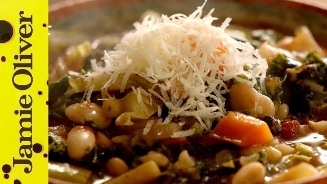 'Homemade Minestrone Soup | Keep Cooking & Carry On | Jamie Oliver'