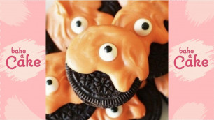 'Monster Oreo Cookie Recipes For Halloween | Bake A Cake #Shorts'