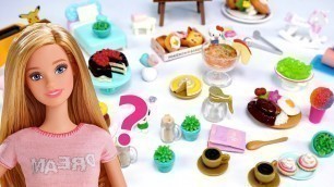 'Barbie Dollhouse Miniature Food, Camping Accesories - Doll Kitchen Surprise Toy'