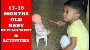 '17 & 18 மாதக்  குழந்தைகளின் வளர்ச்சி /17 & 18 Months old Baby growth, development and activities'