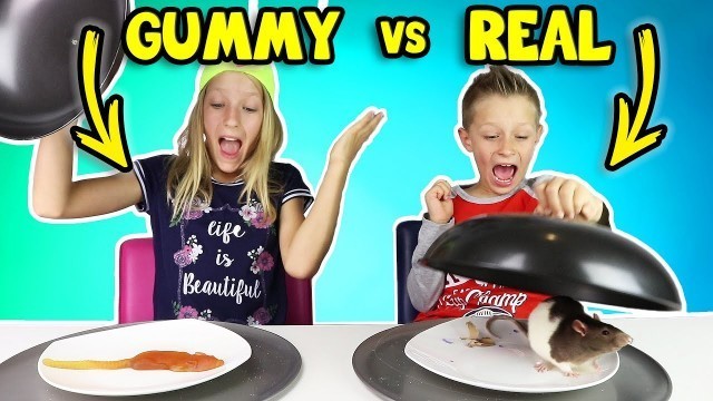 'GUMMY vs REAL FOOD 4!!!'