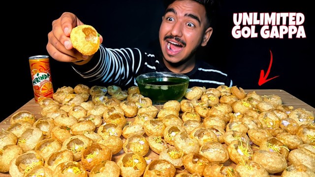 'Unlimited Pani Puri Eating Mukbange / challange - man vs food.'