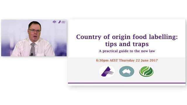 'Introduction to Australia’s new food labelling law'