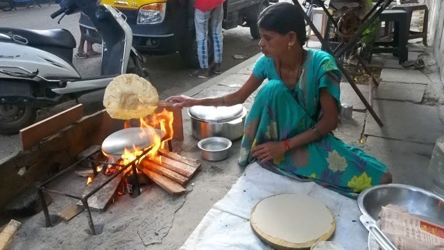 'Jowar ke Roti __ Sabzi Jowar ke Roti _ Indian Street Food'