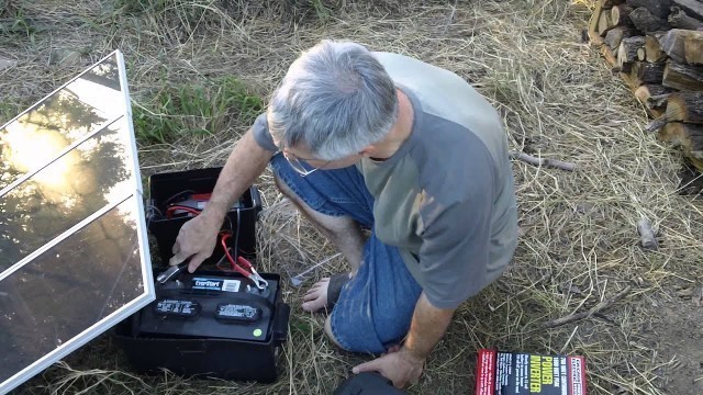 'Harbor Freight 45 Watt Solar Panel Kit Tested w/ Excalibur Dehydrator'