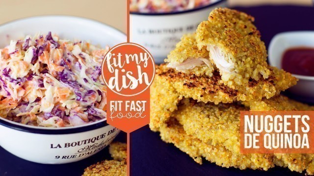 'Nuggets de Quinoa // Fit Fast Food de Fit My Dish'