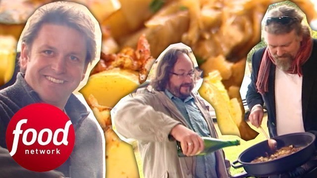 'James And The Hairy Bikers Cook Pork With Cider In Brittany | James Martin\'s French Road Trip'