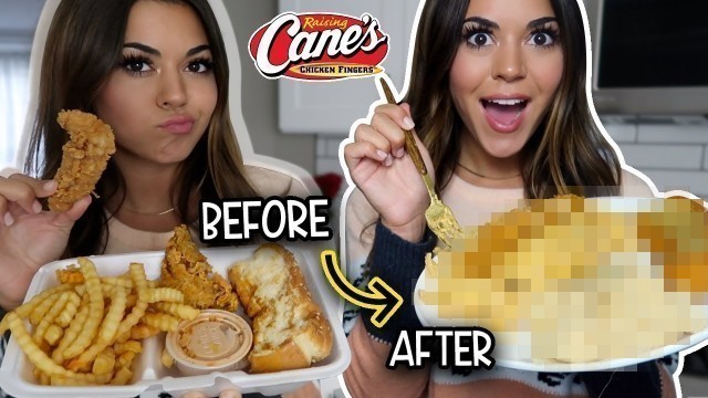 'Turning a Raising Canes Meal into a PASTA DISH'