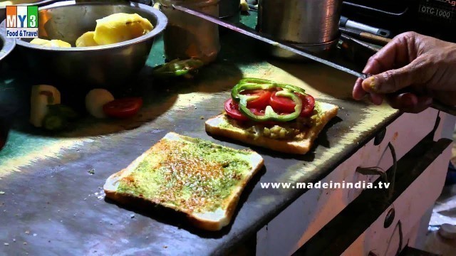 'HOW TO MAKE Veg Sandwich | MUMBAI STREET FOOD | 4K VIDEO | FOOD & TRAVEL TV'