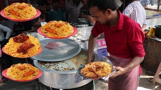 'World Cheapest Hyderabadi Biryani in Street | Indian Street Food Videos | #DumBiryani | Food Bandi'