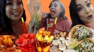 'EATING BOMB FOOD ANTOJITOS IN MEXICO VLOG'