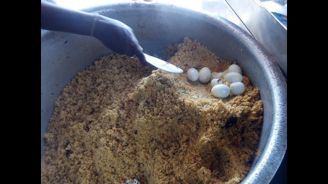 'Enjoying Chicken Biryani -Madurai Street food'