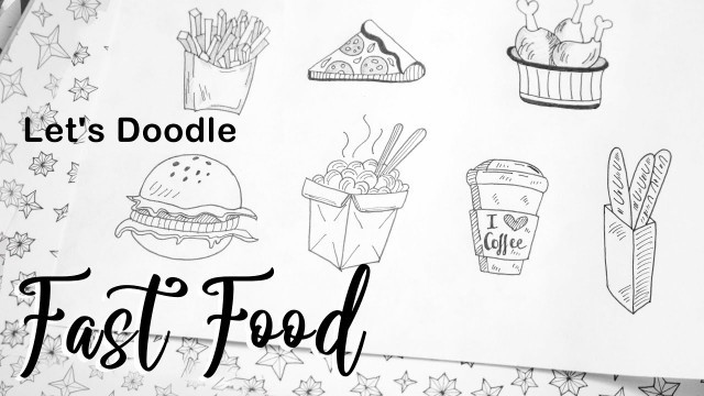 'Fast Food Doodles | Doodles by Yan'