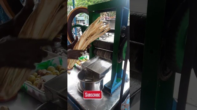 'Sugar Cane Juice | Madurai Street Food | Indian Street Food #shorts'