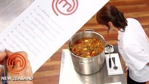 'Indian Curry Taste Testing for the Finale | MasterChef New Zealand | MasterChef World'