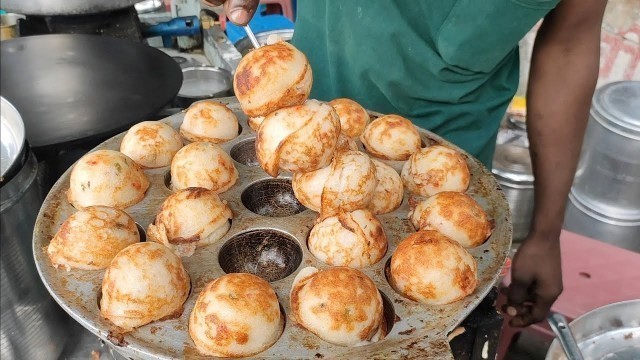 'Big Rice Appe or Paniyaram Making | South Indian Breakfast | Indian Street Food'