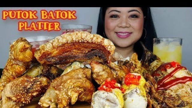 'PUTOK BATOK PLATTER | SPICY BALUT| PHILIPPINES MUKBANG | ASMR |FILIPINO FOOD | CRISPY PORK KNUCKLES'