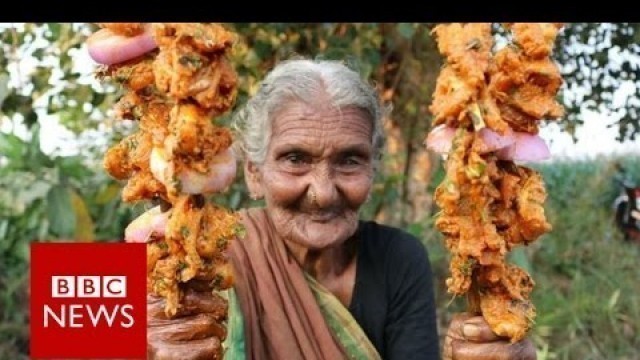 'Indian great-grandmother YouTube star - BBC News'