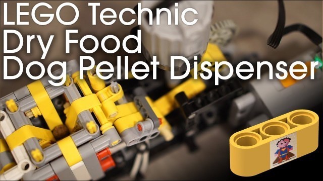 'LEGO Technic Dry Dog Food Pellet Dispenser'