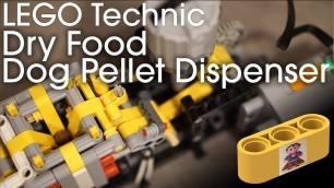 'LEGO Technic Dry Dog Food Pellet Dispenser'