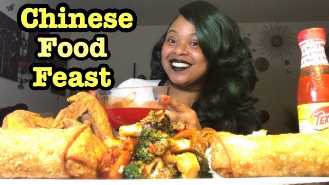 'CHINESE FOOD FEAST | MUKBANG | CUTETEEEATS'