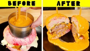 '5 Minutes EASY Homemade Burger Recipe | The Perfect Burger Dish | Fast Food Video'