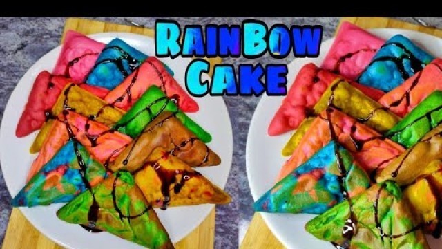 '|5 minute craft rainbow cake| Testing  5 minute craft rainbow cake| 5 minute Crafts hacks| #shorts'