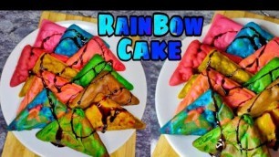 '|5 minute craft rainbow cake| Testing  5 minute craft rainbow cake| 5 minute Crafts hacks| #shorts'