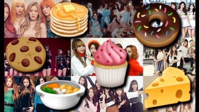 'GUESS K-POP SONGS BY FOOD TITLE NAME SONG #FOOD #KPOP #LIFE #SWEET #GROUP #YUM #BLACKPINK #BTS #RV'