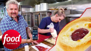 'Chef At Czech Restaurant Makes 24 Kolaches In 34 Seconds | Diners, Drive-Ins & Dives'