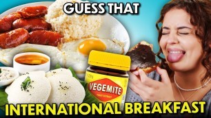 'Can Americans Guess International Breakfast Food? (Vegemite, Idli, Longsilog)'