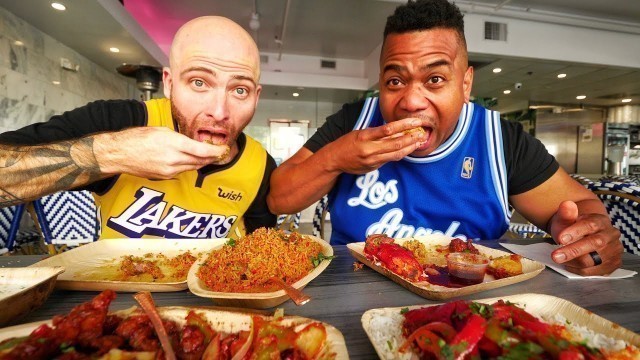 'Omar Gooding TRIES INDIAN FOOD for the FIRST TIME in Los Angeles, California!!'