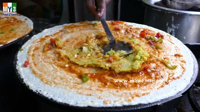 'Cheese Masala Dosa Recipe | Flavors of Mumbai | How to make Cheese Dosa street food'