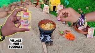 'Miniature  Masala Maggi Noodles | Tiny Cooking | Mini Food Cooking | Mini Foodkey |Miniature Cooking'