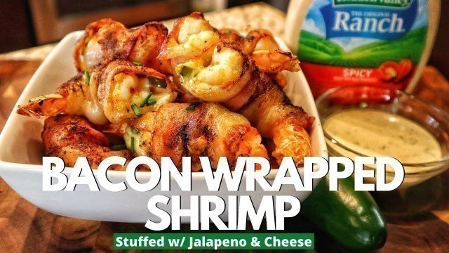 'How To Make Bacon Wrapped Shrimp In The Oven | Super Bowl Food Recipes'