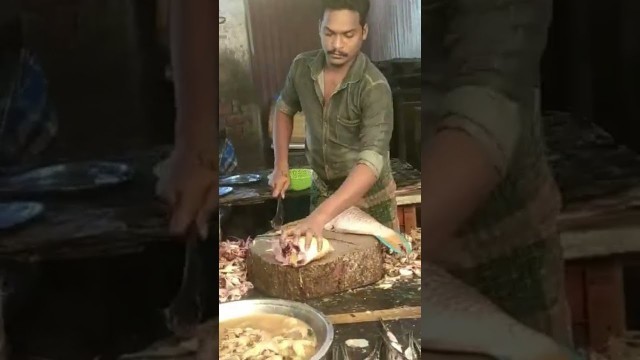 'Tuna Fish Cutting skills part 11 - Soonai Nelpattai -95668 59368 - Madurai Street Food'