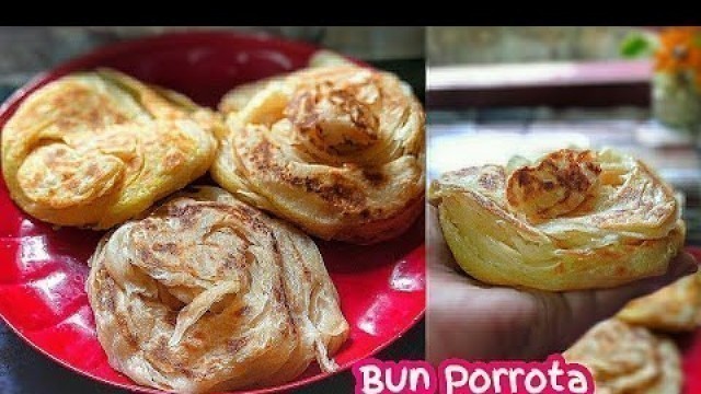 'Easy Bun Porrota | most famous street food madurai special || Amis yummy kitchen #shorts #shortvideo'