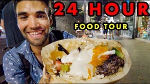 'STREET FOOD in TEL AVIV!!! Ultimate 24-HOUR FOOD TOUR of MIDDLE EASTERN FOOD!'