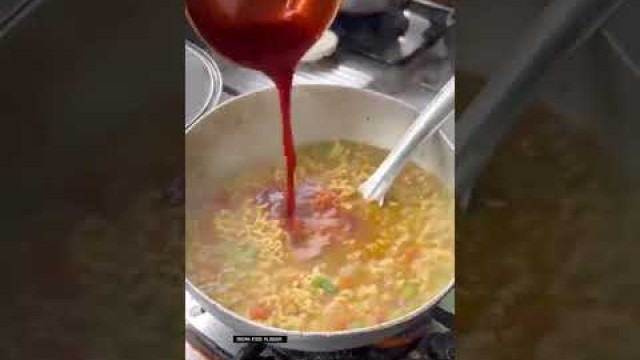 'Kick Starting My Day With Red Sauce Maggi 